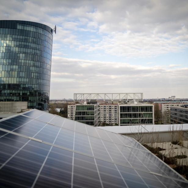 Photovoltaikanlage der Wien Energie.