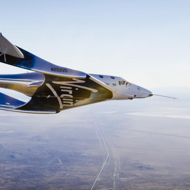 VSS Unity, first glide flight 