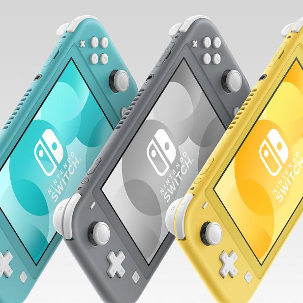 Es wird die Switch Lite in grau, gelb und türkis geben