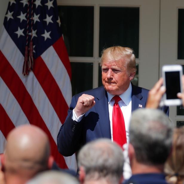 U.S. President Donald Trump participates in signing ceremony for the September 11th Victim Compensation Fund Act at the White House in Washington