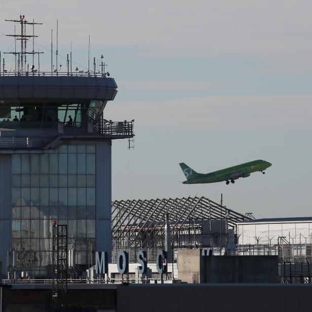 Russia's S7 Airlines aircraft takes off at the Domodedovo Airport outside Moscow