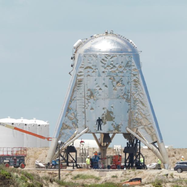 SpaceX performs an untethered test of their company's Raptor engine in Boca Chica