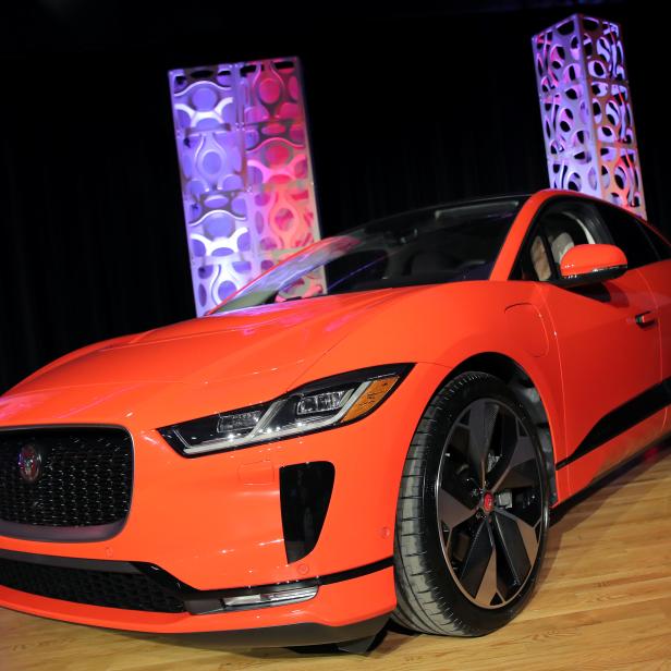 Jaguar I-Pace World Car of Year Award winner at 2019 New York International Auto Show in New York