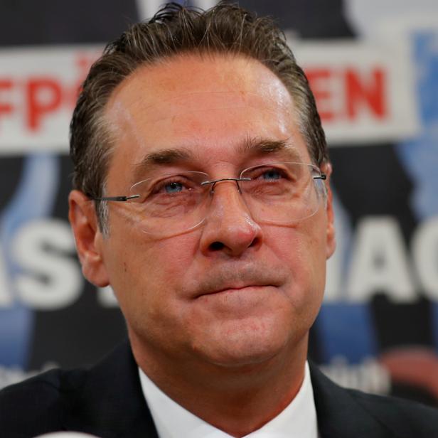 FILE PHOTO: Austria's Vice Chancellor Strache addresses the media in Vienna