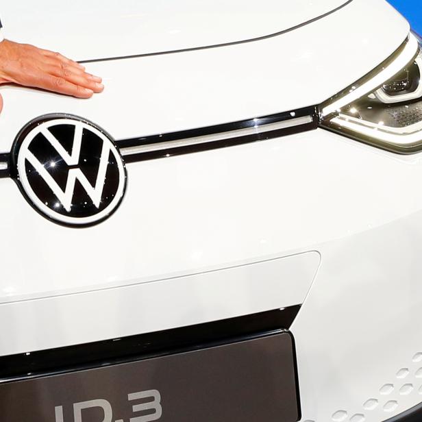Präsentation des elektrischen ID.3-Prototypen von Volkswagen am Vorabend der Internationalen Automobil-Ausstellung IAA in Frankfurt.