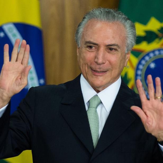 Brasiliens Interimspräsidenten Michel Temer