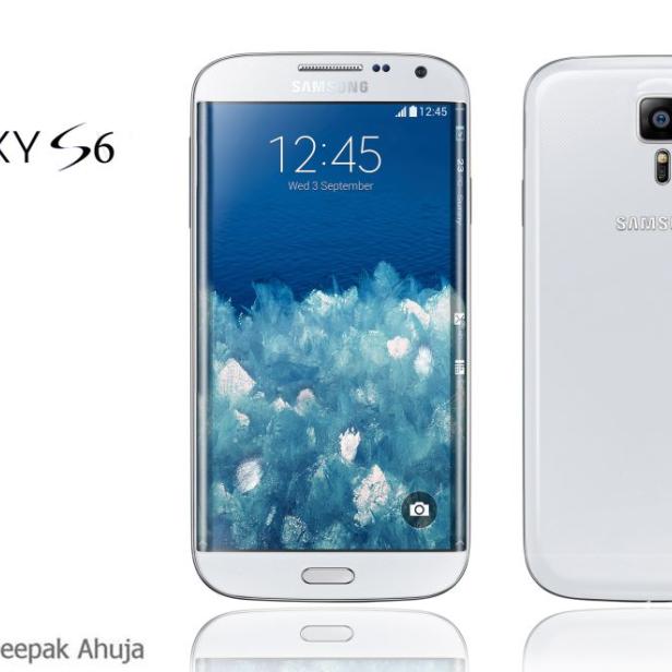 So könnte das Samsung Galaxy S6 Edge aussehen (nur ein Konzept, kein Leak)