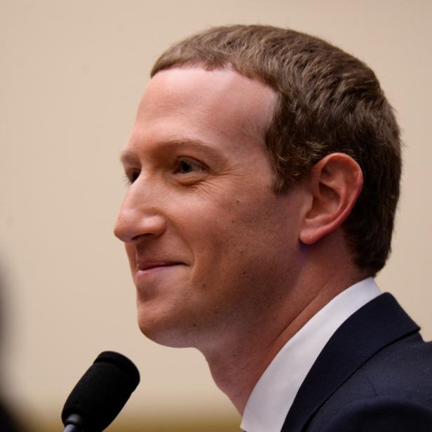 Facebook CEO Zuckerberg testifies at House Financial Services Committee hearing on Capitol Hill in Washington