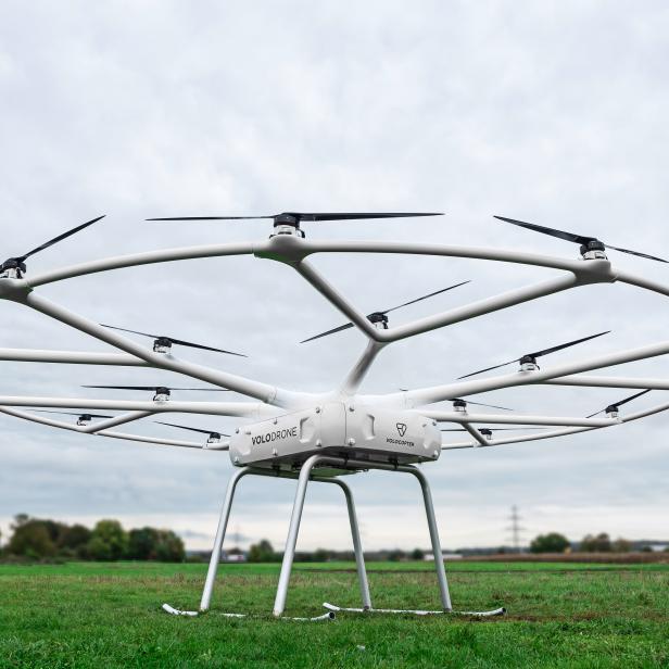 Die VoloDrone ist die Frachttransporter-Version der Volocopter-Passagierdrohne