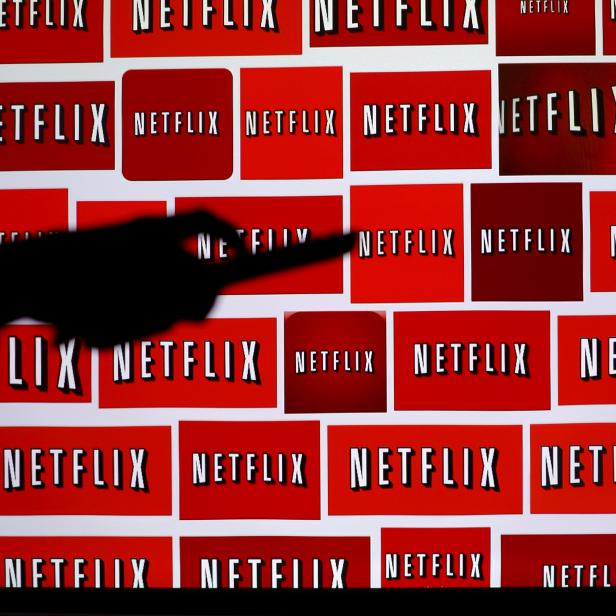 FILE PHOTO: The Netflix logo is shown in this illustration photograph in Encinitas, California