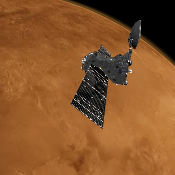 ExoMars Trace Gas Orbiter returns first images of the Red Planet from new orbit