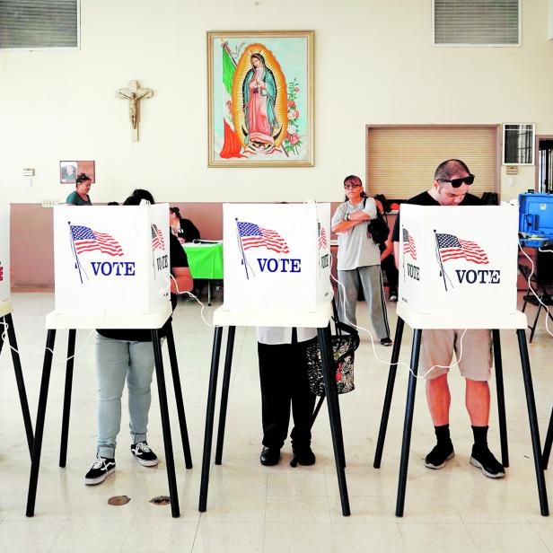 Voters cast ballots in the 2018 midterm elections