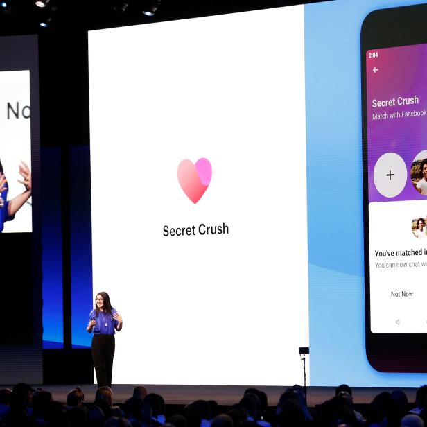 FILE PHOTO: Facebook's Fidji Simo speaks about the Facebook Dating app during Facebook Inc's annual F8 developers conference in San Jose