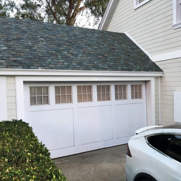 FILE PHOTO - Tesla's electric car, Powerwall and solar roof are shown in Los Angeles