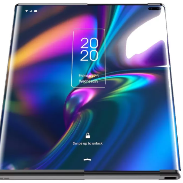Ein Smartphone zeigt den 26. Februar 2020 auf einem farbenfrohen Bildschirm an.