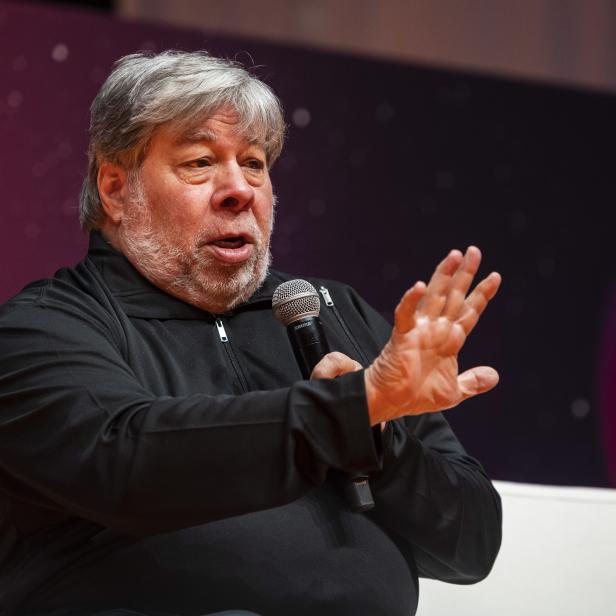 Co-founder of Apple Inc. Steve Wozniak in Budapest 