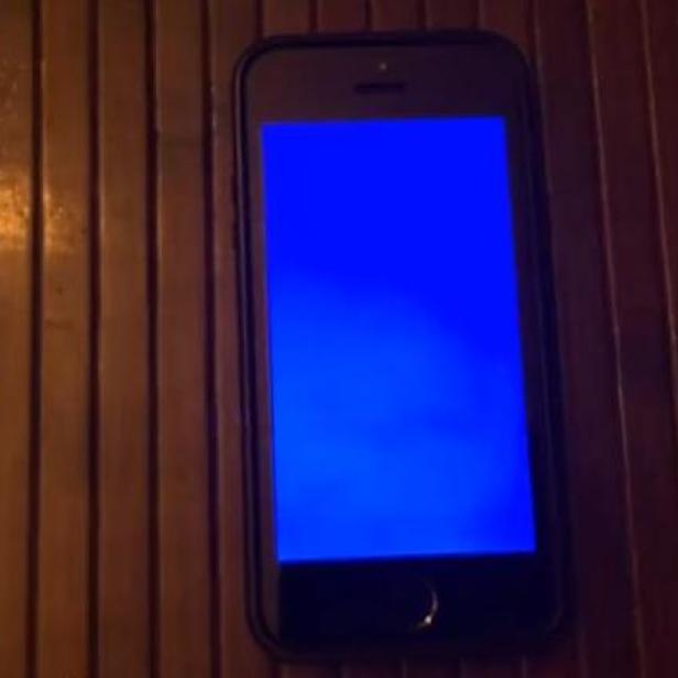 iPhone 5S Blue Screen