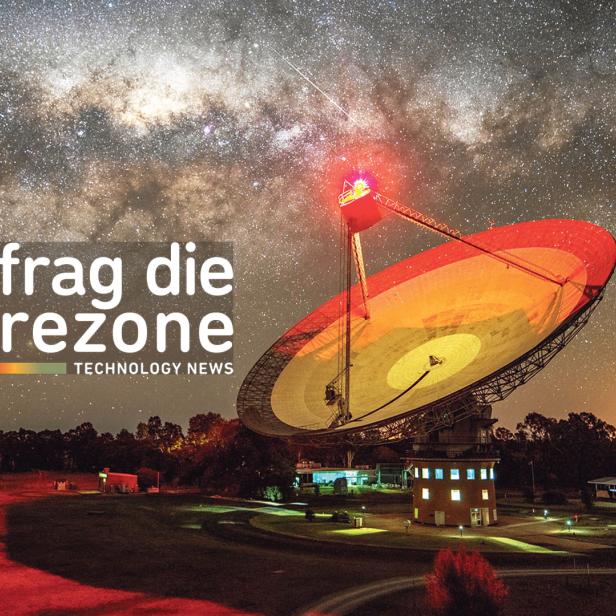 Das Parkes Radioteleskop in Australien wird für das SETI-Projekt „Breakthrough Listen“ verwendet