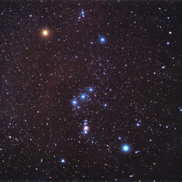 Die Aufnahme zeigt den Roten Überriesen Beteigeuze im Sternbild Orion