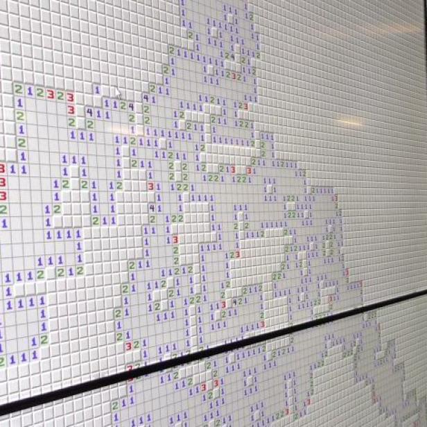 Ein kleiner Ausschnitt des weltgrößten Minesweeper-Spielfeldes