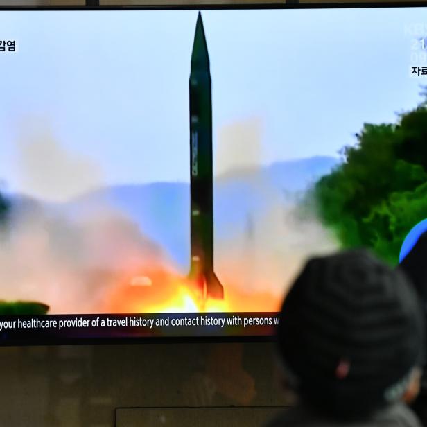 Südkoreanisches TV zeigte Bilder des Raketenstarts