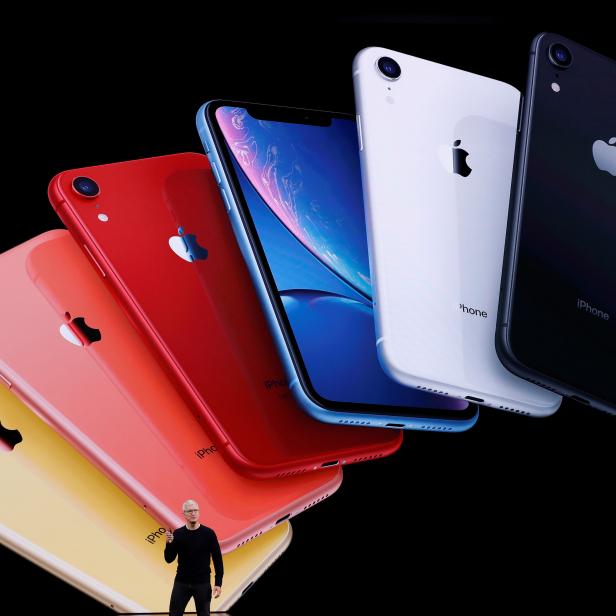 CEO Tim Cook präsentiert das neue iPhone 11 auf einer Apple-Veranstaltung in der Zentrale in Cupertino, USA.
