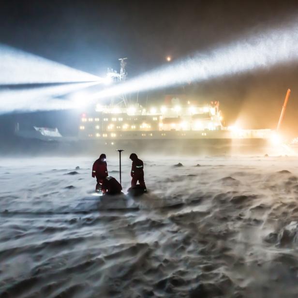 MOSAiC, die erste ganzjährige Expedition zur Erforschung des arktischen Klimasystems.