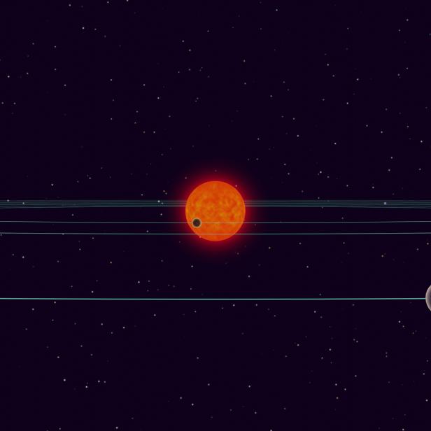 Künstlerische Darstellung von Trappist-1