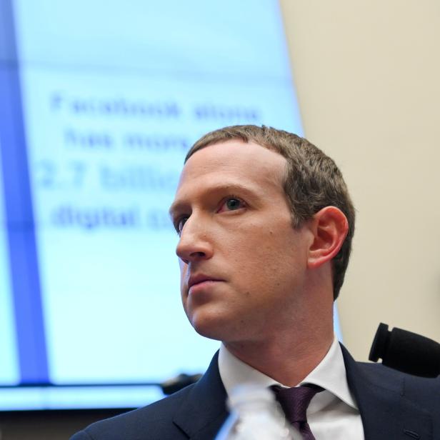 FILE PHOTO: Facebook Chairman and CEO Zuckerberg testifies at a House Financial Services Committee hearing in Washington