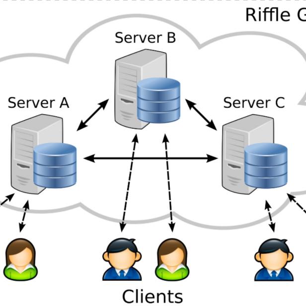 Riffle schematische Darstellung