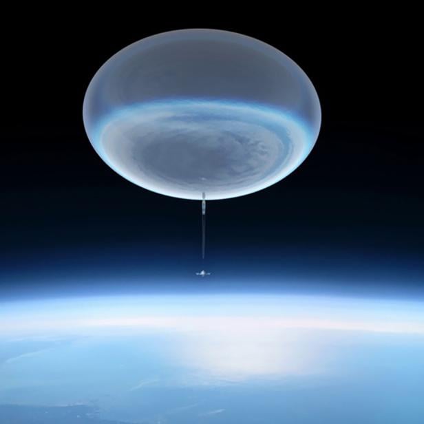 So soll der Ballon der NASA-Mission ASTHROS in der Stratosphäre aussehen