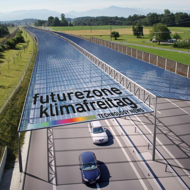 Das Autobahn-Solardach soll ähnlich leicht und luftig wie dieser Entwurf aussehen, allerdings mehr Schatten spenden