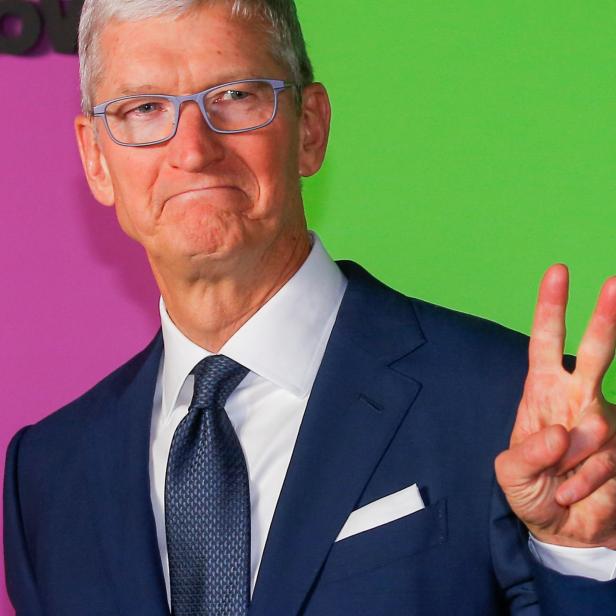 Apple CEO Cook arrives to the global premiere for Apple's "The Morning Show" at the Lincoln Center in the Manhattan borough of New York