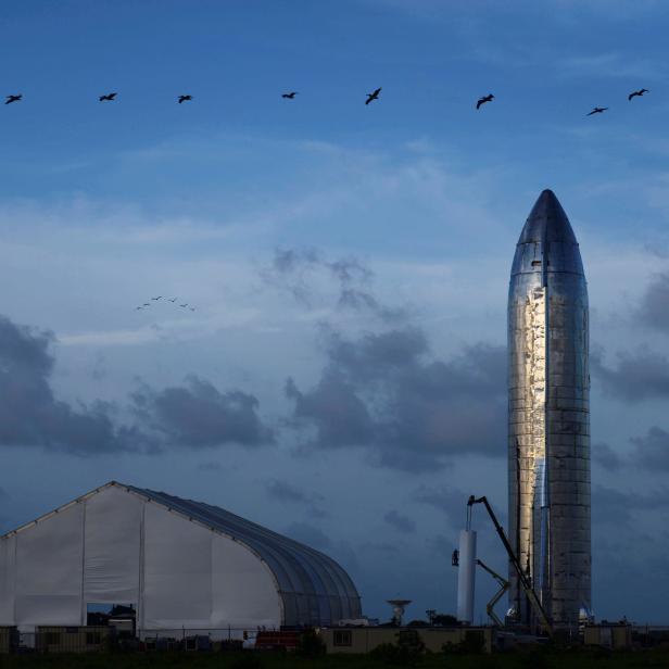 SpaceX's Elon Musk gives an update on the company's Mars rocket Starship in Boca Chica
