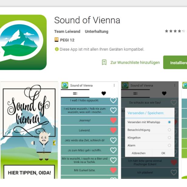 So sieht die App im Play Store aus.