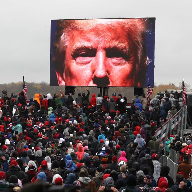 US-DONALD-TRUMP-CAMPAIGNS-FOR-RE-ELECTION-IN-MICHIGAN