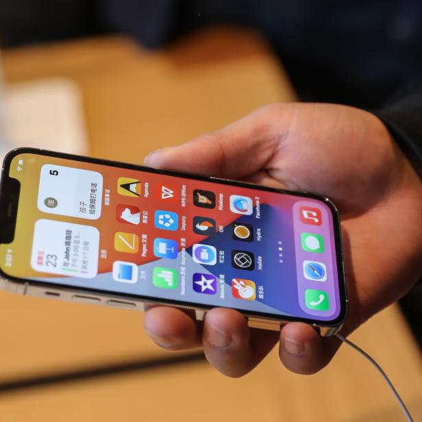 Das neue iPhone 12 wird in China verkauft.