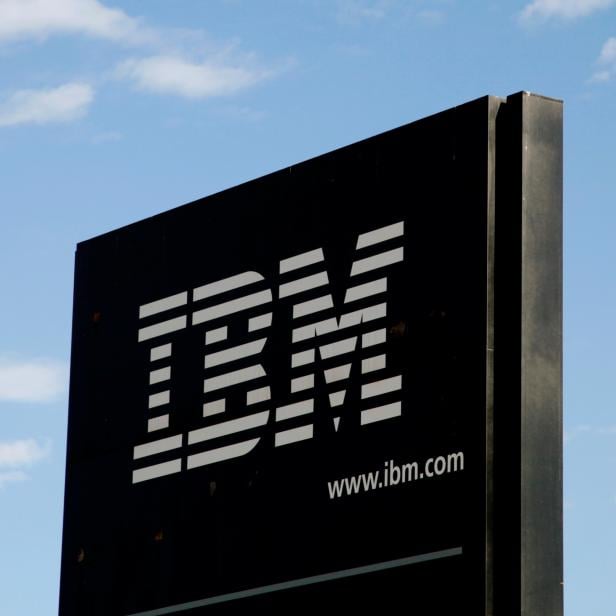 FILE PHOTO: The sign at the IBM facility near Boulder, Colarado