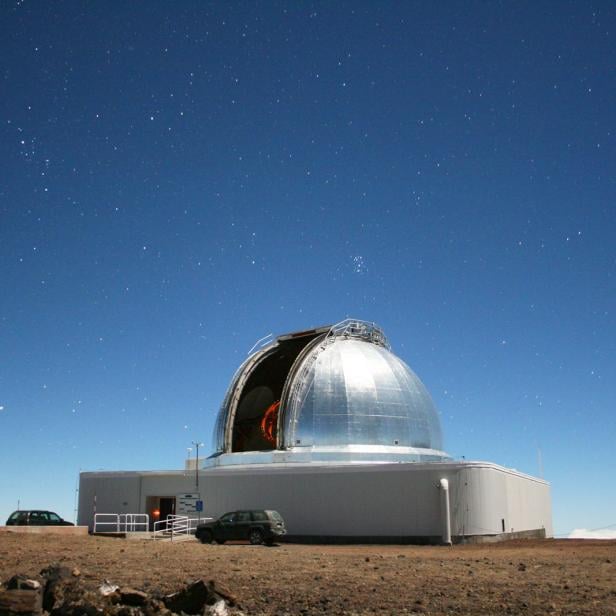 Mit dem Infrarot-Teleskop &quot;Infrared Telescope Facility&quot; auf Hawaii wurde 2020 SO untersucht