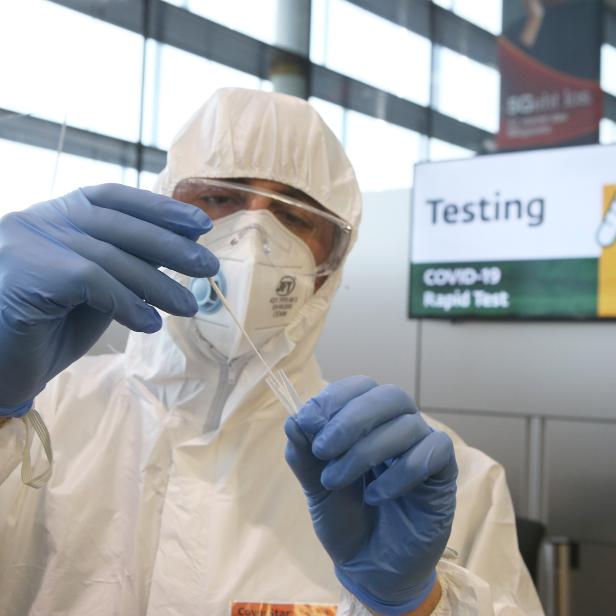 Antigen Schnelltest am Flughafen Wien Schwechat