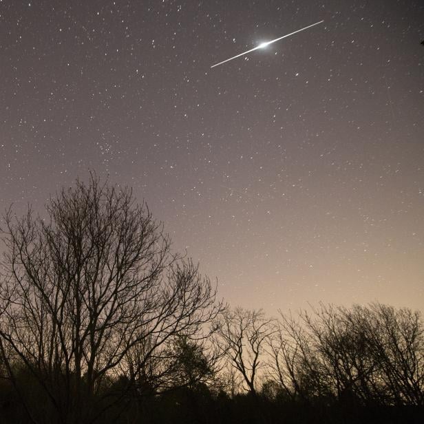 Lyrid meteor shower over Austria