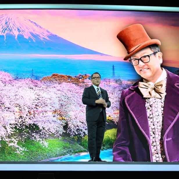 Akio Toyoda auf der CES 2019 in Las Vegas