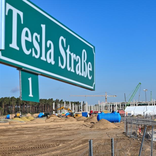 Baugelände Tesla Giga-Factory