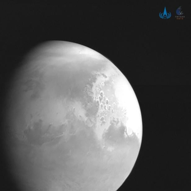 First image of Mars taken by China's Tianwen-1 unmanned probe