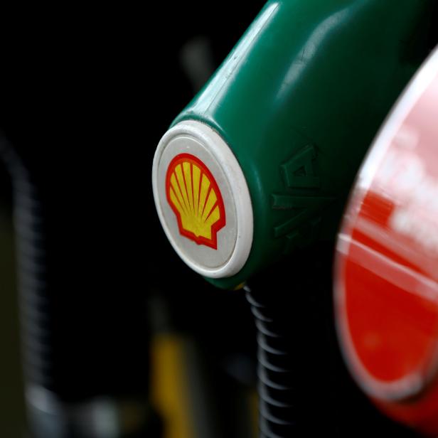 FILE PHOTO: A Shell logo is seen on a fuel pump at a gas station In Warsaw, Poland