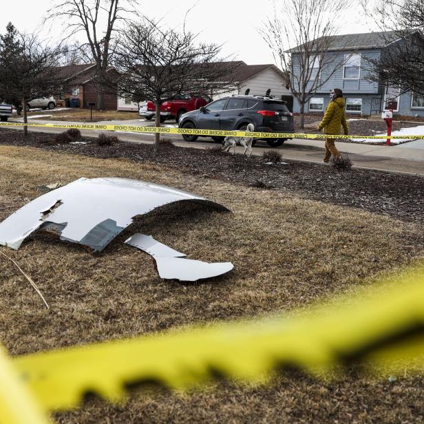 US-BOEING-777-DROPS-DEBRIS-ONTO-DENVER-NEIGHBORHOOD-AFTER-ENGINE