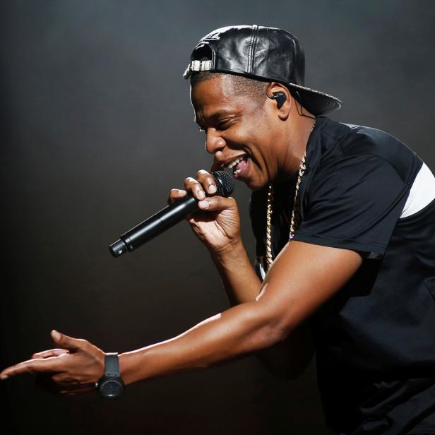 FILE PHOTO: American rapper Jay-Z performs at Bercy stadium in Paris
