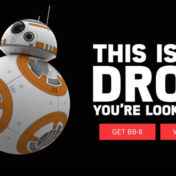 So sieht das neue Droiden-Gadget BB-8 aus Star Wars aus.