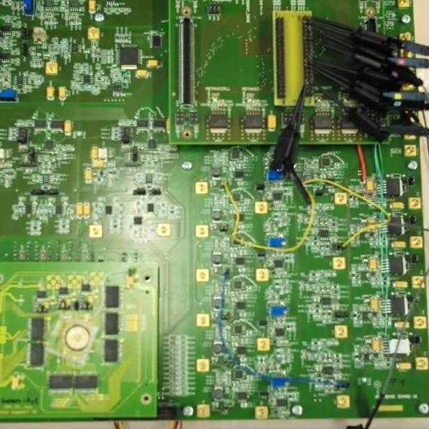 Ein Phase-Change-Memory-Modul (PCM) von IBM Research