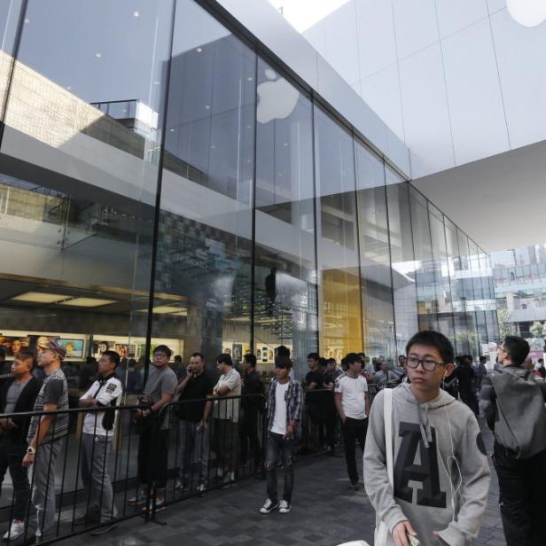 Ein Apple Store in Peking (Archivbild)